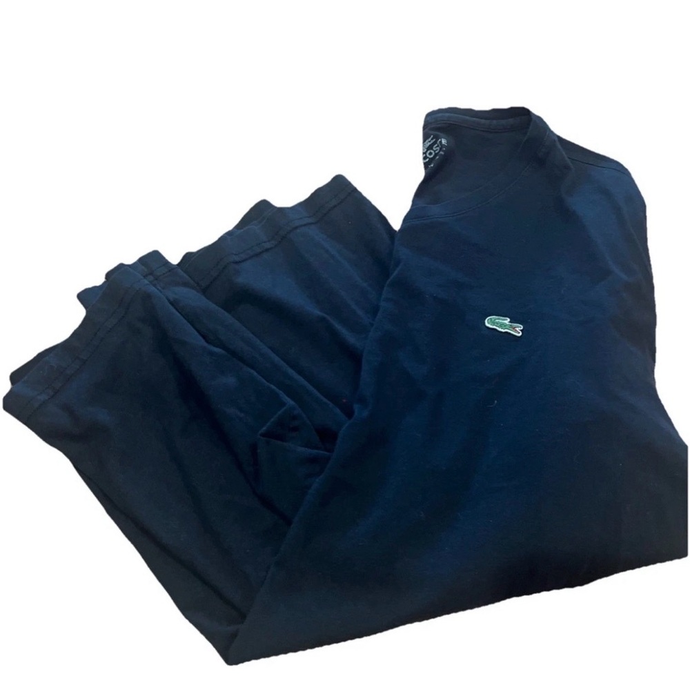 Lacoste Black Long Sleeve Tee size 6